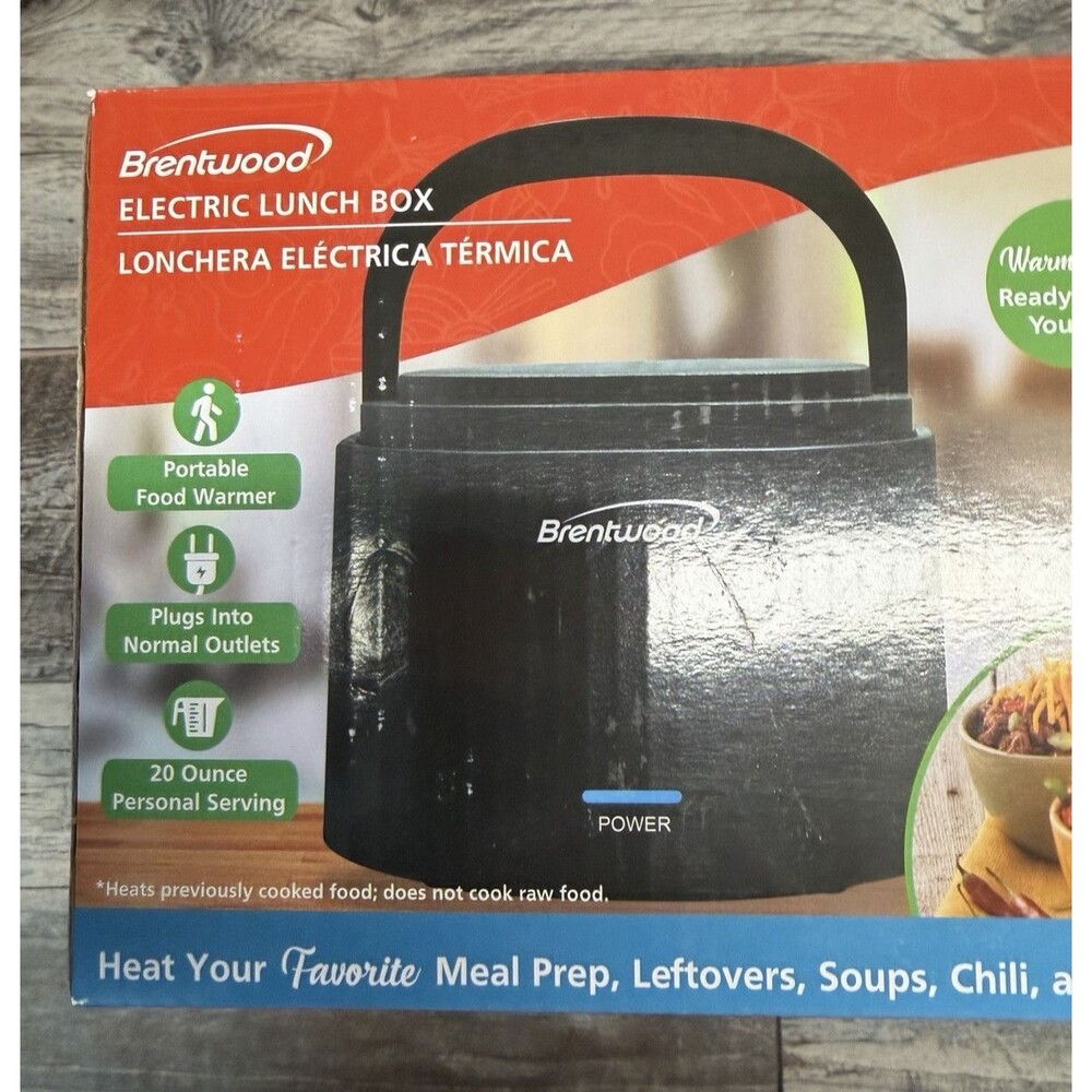 Brentwood Electric Lunch Box New in Sealed Box 50Watt 20 oz serving